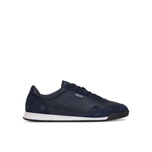 BOSS Sneakersy Titanium 50536524 Granatowy ze sklepu MODIVO w kategorii Buty sportowe męskie - zdjęcie 182631029