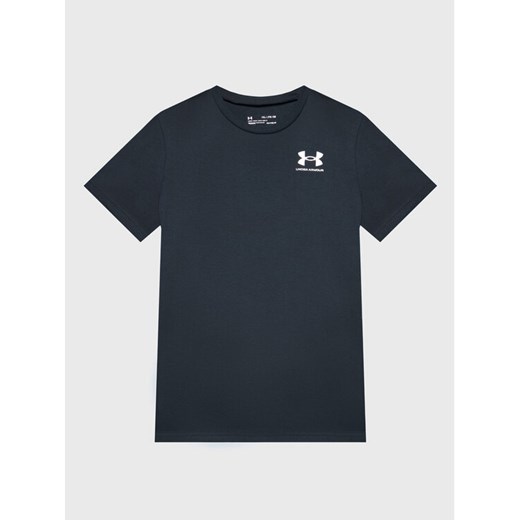 Under Armour T-Shirt Ua Sportstyle Left Chest 1363280 Czarny Regular Fit ze sklepu MODIVO w kategorii T-shirty chłopięce - zdjęcie 182631037