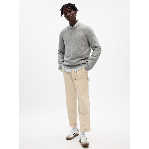 Gap Sweter 787102-01 Szary Regular Fit ze sklepu MODIVO w kategorii Swetry męskie - zdjęcie 182631068