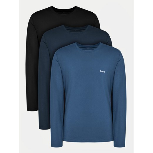 BOSS Komplet 3 longsleeve 50492321 Kolorowy Regular Fit ze sklepu MODIVO w kategorii T-shirty męskie - zdjęcie 182631085
