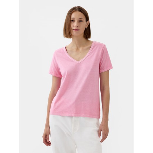 Gap T-Shirt 740140-67 Różowy Regular Fit ze sklepu MODIVO w kategorii Bluzki damskie - zdjęcie 182631188