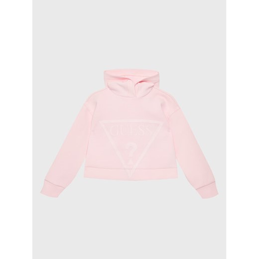 Guess Bluza J2BQ35 FL03S Różowy Relaxed Fit ze sklepu MODIVO w kategorii Bluzy dziewczęce - zdjęcie 182631195