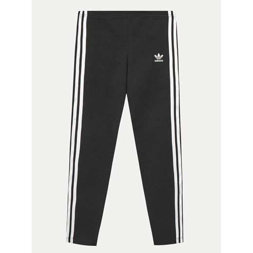 adidas Legginsy adicolor IY7475 Czarny Slim Fit ze sklepu MODIVO w kategorii Spodnie dziewczęce - zdjęcie 182631287