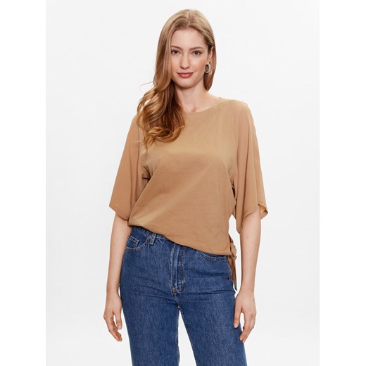 Marella Bluzka Fatuo 2339410635 Beżowy Regular Fit ze sklepu MODIVO w kategorii Bluzki damskie - zdjęcie 182631296