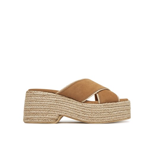 Pollini Espadryle SA28278I0MTF0122 Beżowy ze sklepu MODIVO w kategorii Espadryle damskie - zdjęcie 182631326