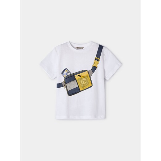 Mayoral T-Shirt 3018 Biały Regular Fit ze sklepu MODIVO w kategorii T-shirty chłopięce - zdjęcie 182631397