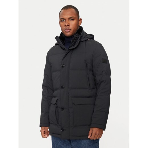 Hechter Paris Kurtka puchowa 50168 142205 Czarny Regular Fit ze sklepu MODIVO w kategorii Kurtki męskie - zdjęcie 182631427