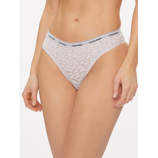 Calvin Klein Underwear Figi brazylijskie 000QD5233E Fioletowy ze sklepu MODIVO w kategorii Majtki damskie - zdjęcie 182631589