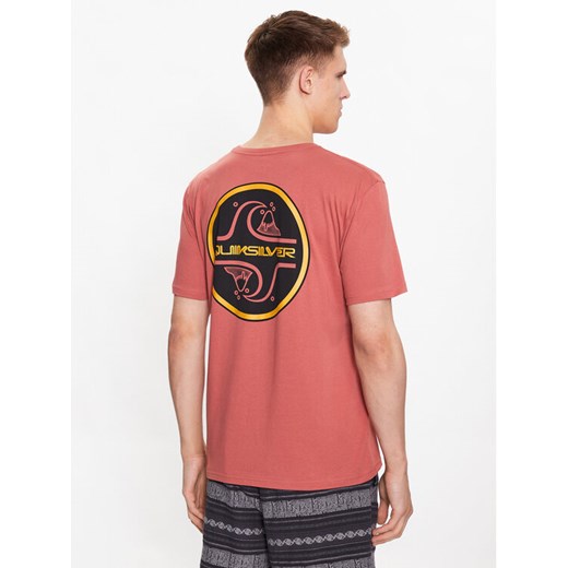 Quiksilver T-Shirt Core Bubble EQYZT07232 Pomarańczowy Regular Fit ze sklepu MODIVO w kategorii T-shirty męskie - zdjęcie 182631777