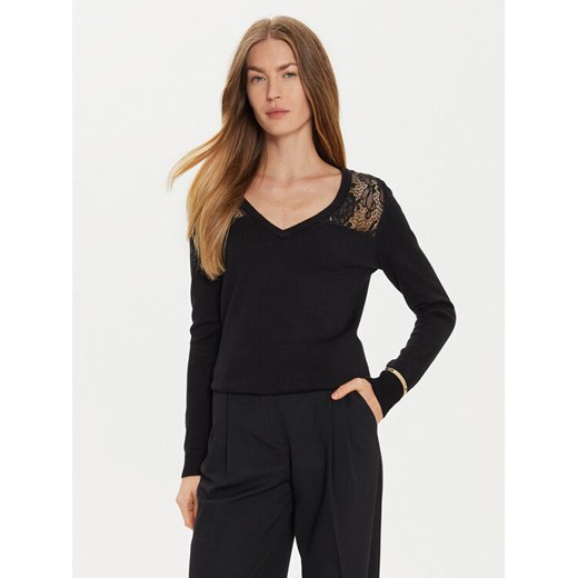Morgan Sweter 242-MCOURSE Czarny Regular Fit ze sklepu MODIVO w kategorii Swetry damskie - zdjęcie 182631808