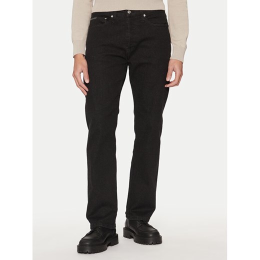 Calvin Klein Jeans Jeansy J30J326546 Czarny Straight Fit ze sklepu MODIVO w kategorii Jeansy męskie - zdjęcie 182631839