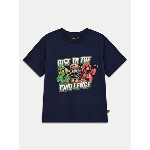 LEGO T-Shirt Taffy 12011431 Granatowy Regular Fit ze sklepu MODIVO w kategorii T-shirty chłopięce - zdjęcie 182631879