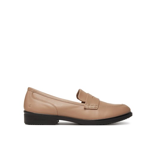 ECCO Loafersy Dress Classic 15 20980301084 Beżowy ze sklepu MODIVO w kategorii Lordsy damskie - zdjęcie 182631999