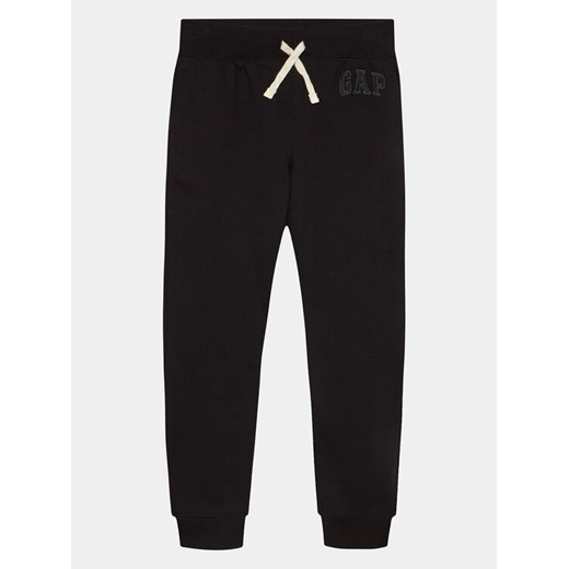 Gap Spodnie dresowe 860249-00 Czarny Regular Fit ze sklepu MODIVO w kategorii Spodnie chłopięce - zdjęcie 182632028