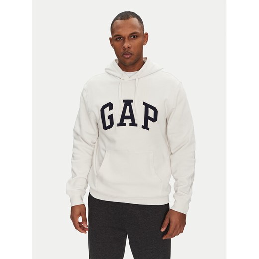 Gap Bluza 674148-02 Écru Relaxed Fit ze sklepu MODIVO w kategorii Bluzy męskie - zdjęcie 182632076