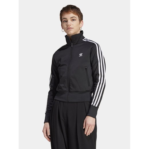 adidas Bluza adicolor Classics Firebird IL8764 Czarny Regular Fit ze sklepu MODIVO w kategorii Bluzy damskie - zdjęcie 182632115