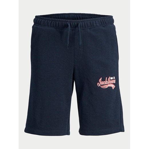 Jack&Jones Junior Szorty sportowe Logo 12249970 Granatowy Slim Fit ze sklepu MODIVO w kategorii Spodenki chłopięce - zdjęcie 182632139