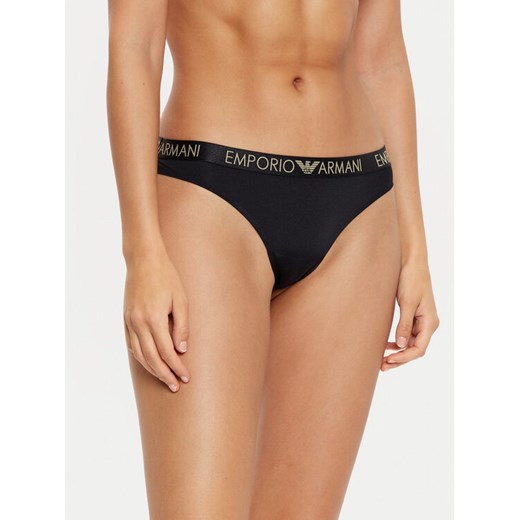 Emporio Armani Underwear Komplet 2 par fig brazylijskich 163337 4F235 00020 Czarny ze sklepu MODIVO w kategorii Majtki damskie - zdjęcie 182632168