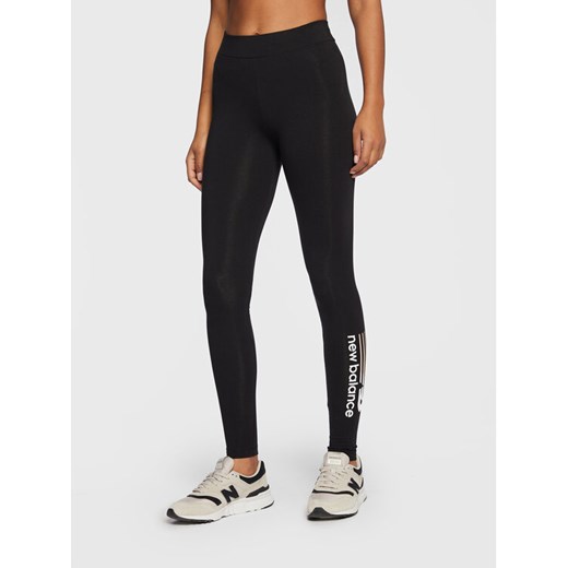 New Balance Legginsy Classic WP23800 Czarny Fitted Fit ze sklepu MODIVO w kategorii Spodnie damskie - zdjęcie 182632195