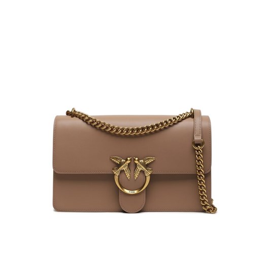 Pinko Torebka Love One Classic Dc AI 23-24 PLTT 100941 A0F1 Beżowy ze sklepu MODIVO w kategorii Kopertówki - zdjęcie 182632197