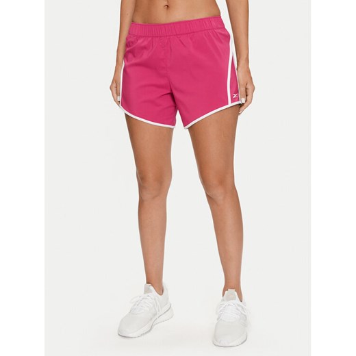 Reebok Szorty sportowe Id Train Woven Short 100035795 Różowy Regular Fit ze sklepu MODIVO w kategorii Szorty - zdjęcie 182632266