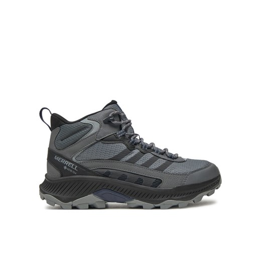 Merrell Trekkingi Speed Strike 2 Mid Gtx GORE-TEX J037821 Szary ze sklepu MODIVO w kategorii Buty trekkingowe męskie - zdjęcie 182632268