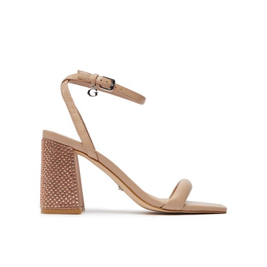 Guess Sandały FLJGEL LEA03 Beżowy Guess 40 MODIVO