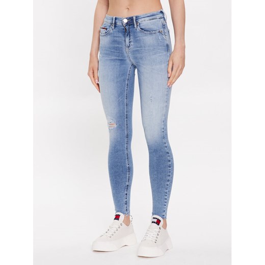 Tommy Jeans Jeansy Nora DW0DW16043 Niebieski Skinny Fit ze sklepu MODIVO w kategorii Jeansy damskie - zdjęcie 182632299