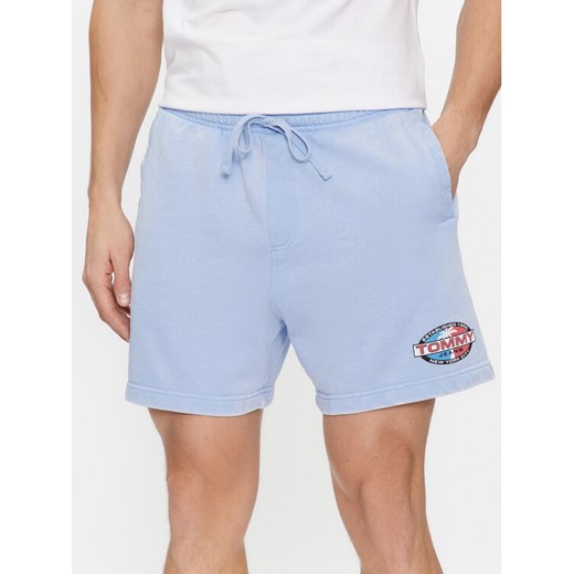 Tommy Jeans Szorty sportowe Tjm Arch Graphic Beach Short Ext DM0DM19167 Niebieski Regular Fit ze sklepu MODIVO w kategorii Spodenki męskie - zdjęcie 182632315