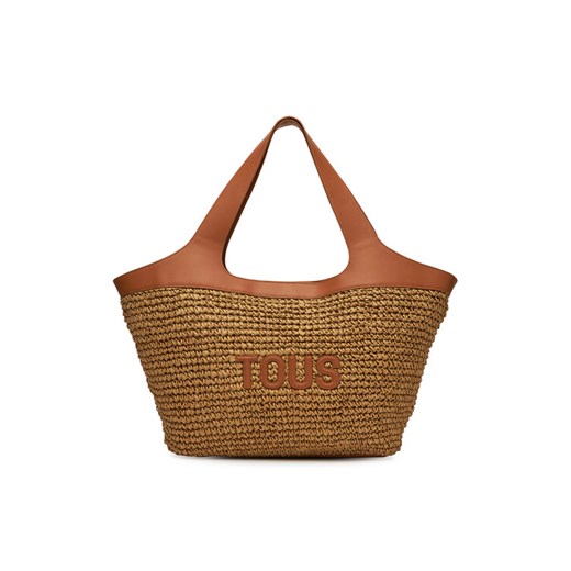 TOUS Torebka Lirio Rafia 2002205243 Brązowy ze sklepu MODIVO w kategorii Torby Shopper bag - zdjęcie 182632346