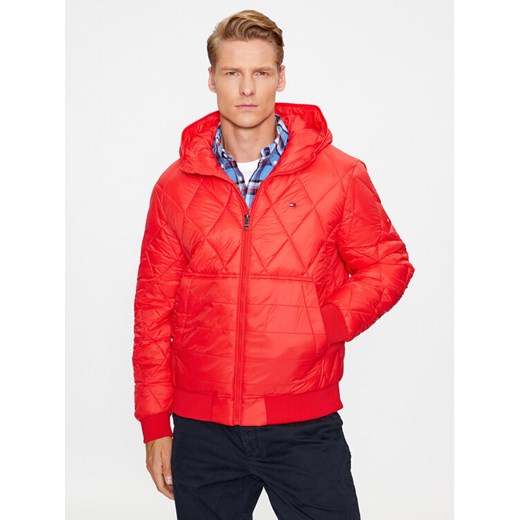 Tommy Hilfiger Kurtka przejściowa MW0MW32766 Czerwony Regular Fit ze sklepu MODIVO w kategorii Kurtki męskie - zdjęcie 182632347