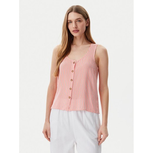 Vero Moda Top Bumpy 10325830 Czerwony Standard Fit ze sklepu MODIVO w kategorii Bluzki damskie - zdjęcie 182632417