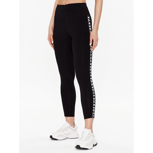 DKNY Sport Legginsy DP2P1939 Czarny Classic Fit ze sklepu MODIVO w kategorii Spodnie damskie - zdjęcie 182632418