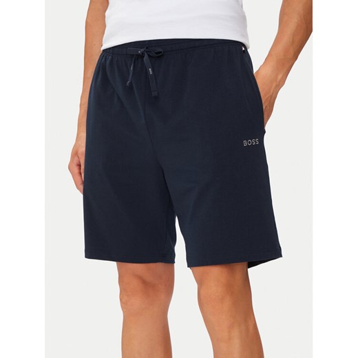 Boss Szorty sportowe Mix&Match 50515367 Granatowy Regular Fit ze sklepu MODIVO w kategorii Spodenki męskie - zdjęcie 182632425