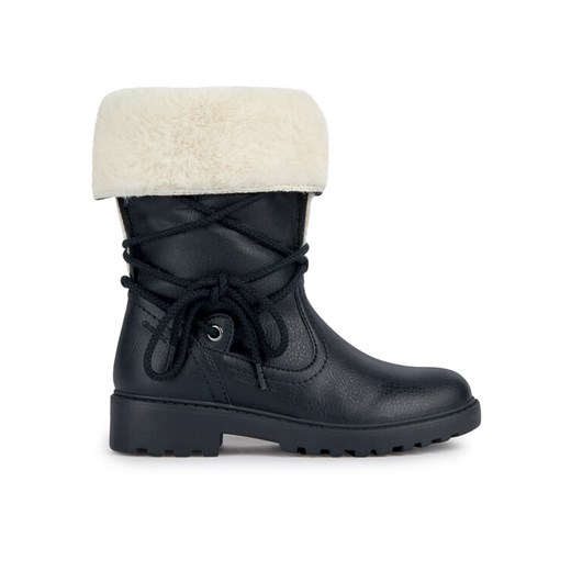 Geox Kozaki J Casey Girl B Abx J367ZA 000BU C9999 D Czarny ze sklepu MODIVO w kategorii Buty zimowe dziecięce - zdjęcie 182632497
