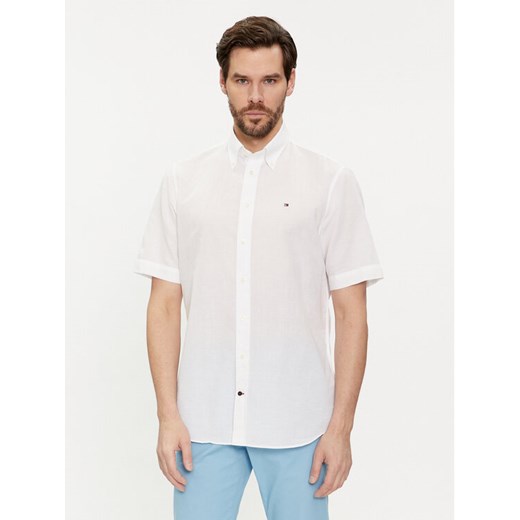 Tommy Hilfiger Koszula MW0MW35323 Biały Regular Fit ze sklepu MODIVO w kategorii Koszule męskie - zdjęcie 182632577