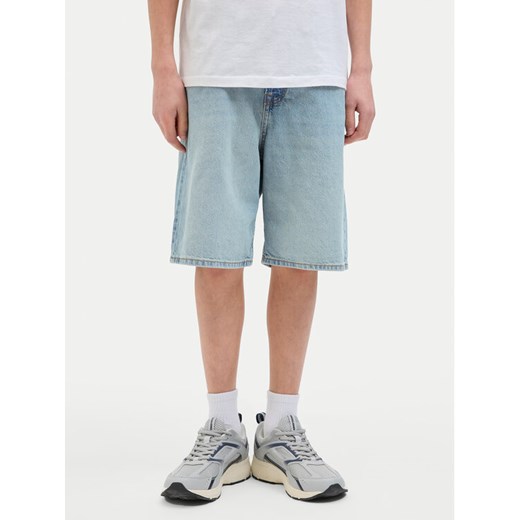 Jack&Jones Junior Szorty jeansowe Alex 12274997 Niebieski Baggy Fit ze sklepu MODIVO w kategorii Spodenki chłopięce - zdjęcie 182632605