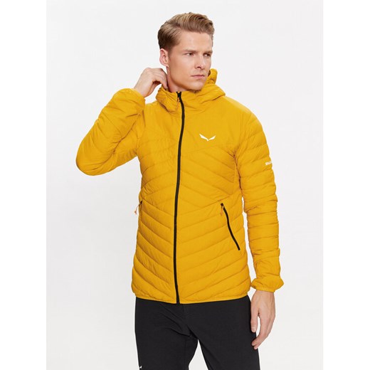 Salewa Kurtka puchowa Brenta RDS 27883 Żółty Regular Fit ze sklepu MODIVO w kategorii Kurtki męskie - zdjęcie 182632626