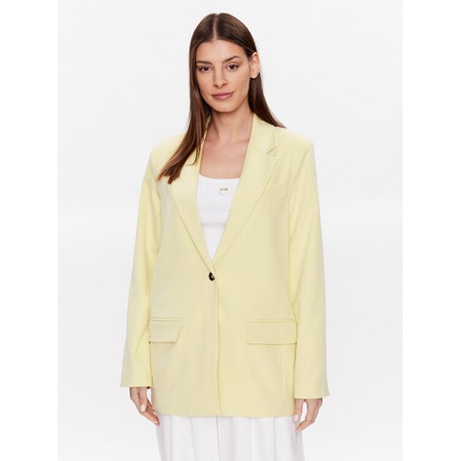Moss Copenhagen Marynarka Fanilla 17263 Żółty Regular Fit ze sklepu MODIVO w kategorii Marynarki damskie - zdjęcie 182632668