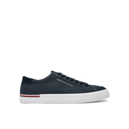 Tommy Hilfiger Tenisówki Core Corporate Vulc Canvas FM0FM05398 Granatowy ze sklepu MODIVO w kategorii Trampki męskie - zdjęcie 182632756