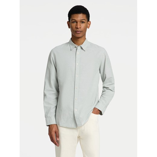 Selected Homme Koszula 16078867 Zielony Slim Fit ze sklepu MODIVO w kategorii Koszule męskie - zdjęcie 182632758