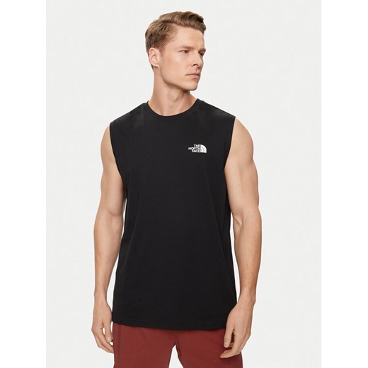 The North Face Tank top Simple Dome NF0A87R3 Czarny Regular Fit ze sklepu MODIVO w kategorii T-shirty męskie - zdjęcie 182632848