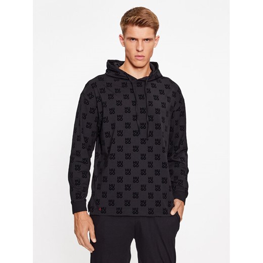 Hugo Bluza 50501592 Czarny Regular Fit ze sklepu MODIVO w kategorii Bluzy męskie - zdjęcie 182632867