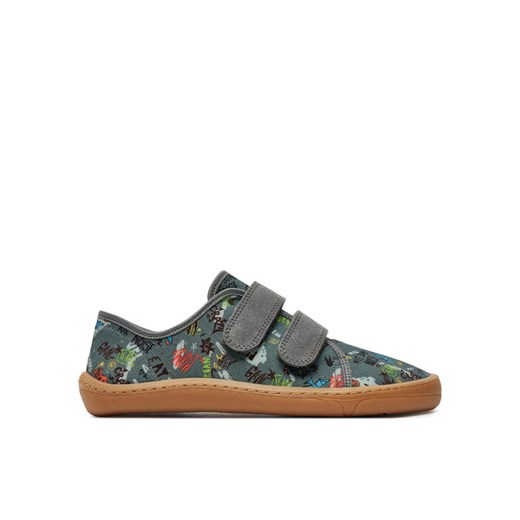 Froddo Kapcie Barefoot Canvas G1700390-1 D Szary ze sklepu MODIVO w kategorii Kapcie dziecięce - zdjęcie 182632879