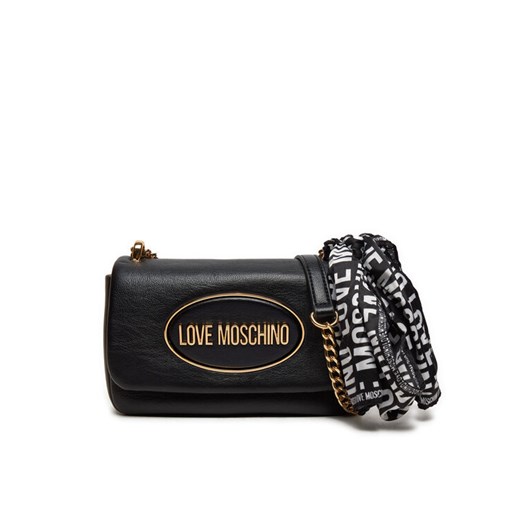LOVE MOSCHINO Torebka JC4032PP1LLE100A Czarny ze sklepu MODIVO w kategorii Kopertówki - zdjęcie 182632946