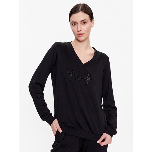 Liu Jo Sport Bluzka TA3216 F0869 Czarny Regular Fit ze sklepu MODIVO w kategorii Bluzki damskie - zdjęcie 182632948