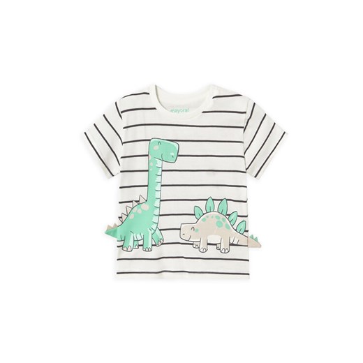 Mayoral T-Shirt 1061 Écru Regular Fit ze sklepu MODIVO w kategorii Kaftaniki i bluzki - zdjęcie 182632949