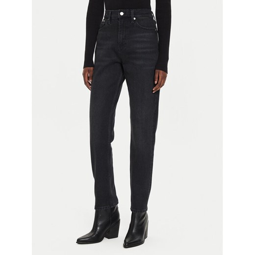 Calvin Klein Jeans Jeansy Authentic J20J223985 Czarny Slim Fit ze sklepu MODIVO w kategorii Jeansy damskie - zdjęcie 182633028