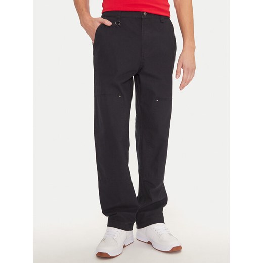 Champion Spodnie materiałowe 220506 Czarny Straight Leg ze sklepu MODIVO w kategorii Spodnie męskie - zdjęcie 182633058