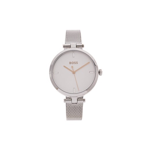 BOSS Zegarek Majesty 1502653 Srebrny ze sklepu MODIVO w kategorii Zegarki - zdjęcie 182633085